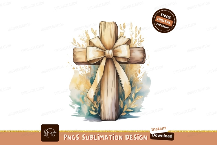 Gold Cross Clipart Image 3