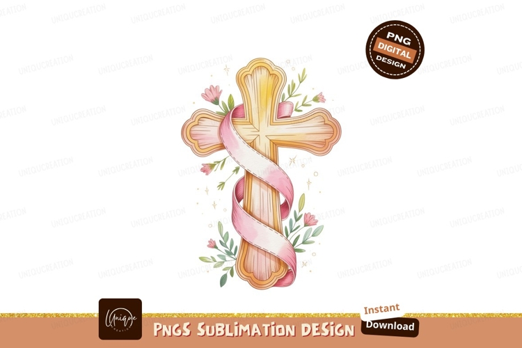 Gold Cross Clipart Image 2