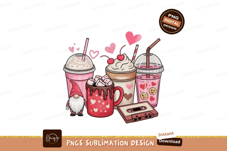 Pink Hearts Clipart Image 3