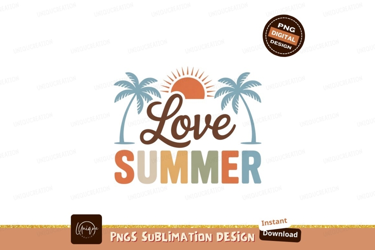 Love Summer Palm Trees Sun image
