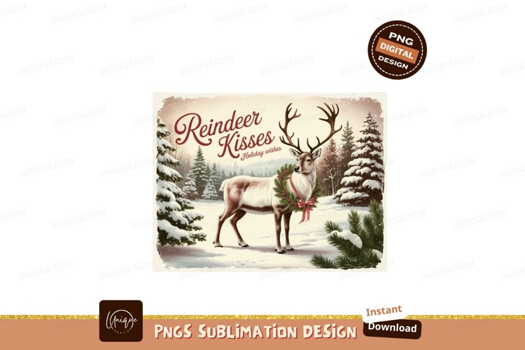 Reindeer Clipart Image 17