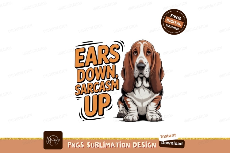 Basset Hound Clipart Image 23