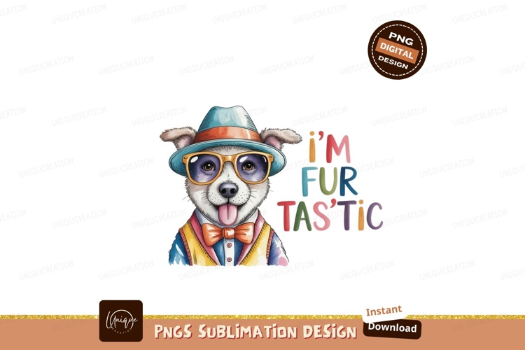 Stylish dog wearing hat and glasses image