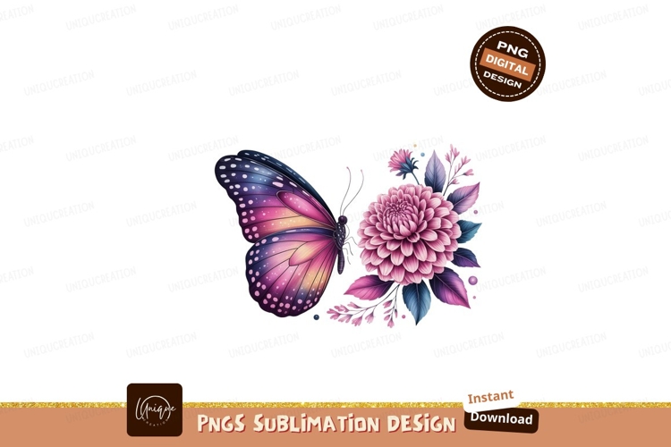 Purple Flower Clipart Image 11