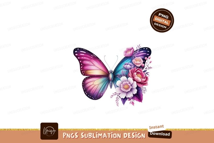 Pink Butterfly Clipart
