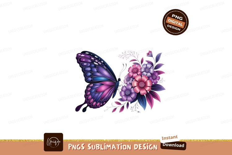 Pink Butterfly Clipart Image 24