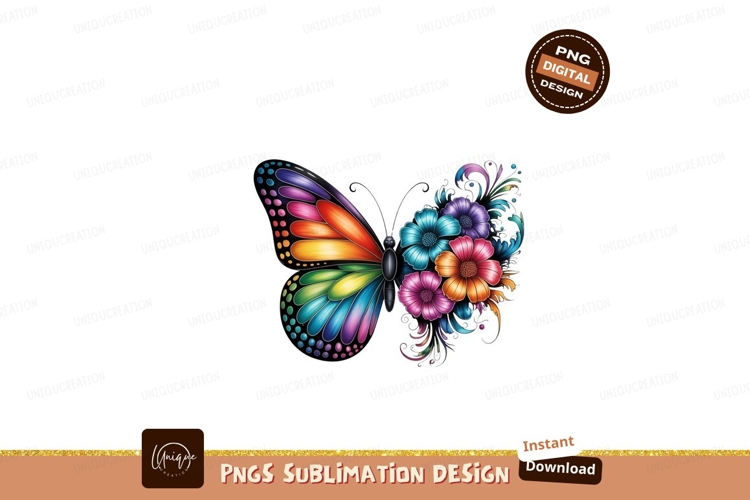 Pink Butterfly Clipart Image 2