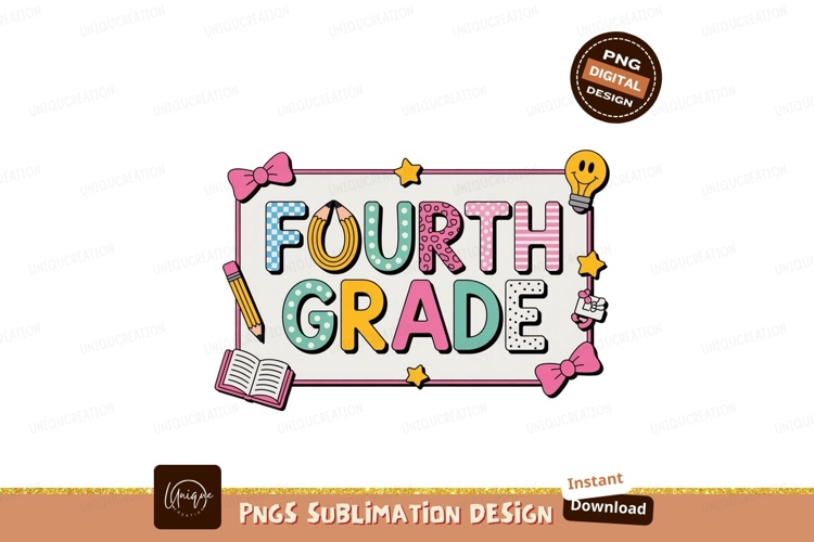 Fourth grade school supplies celebration education