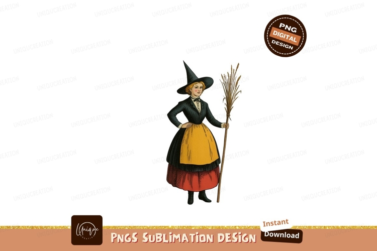 Witch Broom Clipart Image 24
