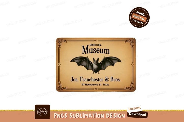 Vintage Bat Illustration Image 2