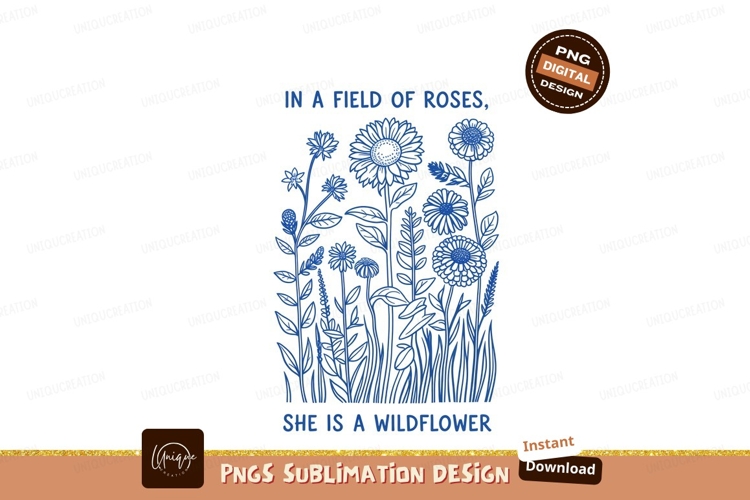 Wildflower Clipart Image 7