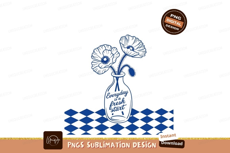 Blue Flowers Clipart Image 19