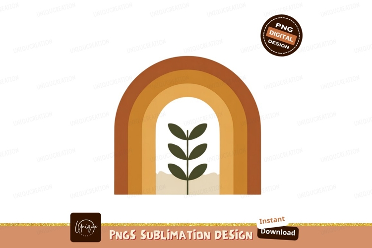 Boho Rainbow Clipart