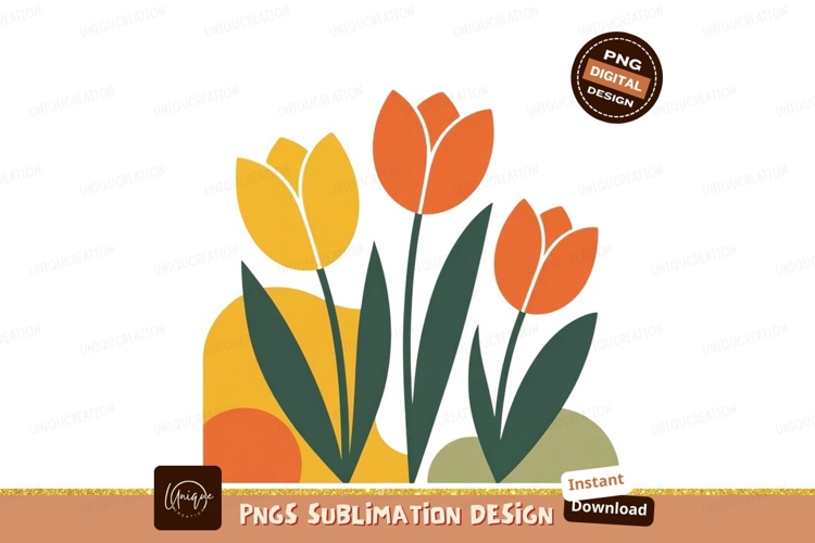 Tulips Clipart Image 3