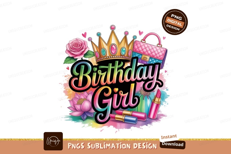 Birthday Girl Clipart Image 14