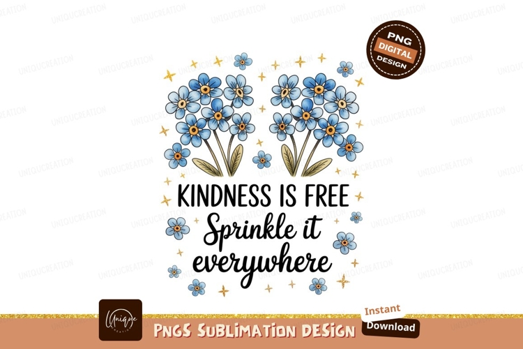 Blue Flowers Clipart Image 7