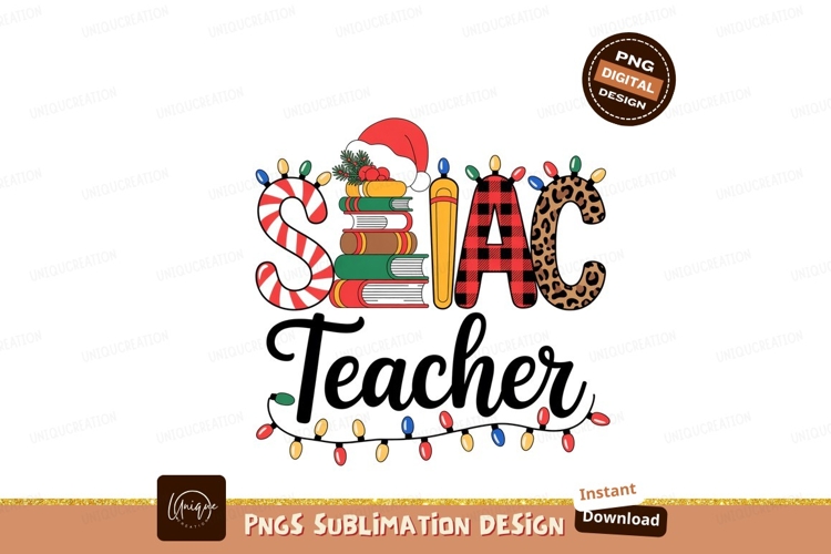 Christmas books candy cane plaid leopard lights image
