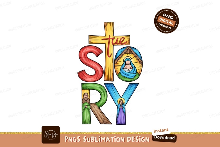Christmas Nativity Story Religious Art image