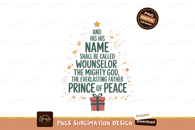 Christmas Verse Tree Gift Star image