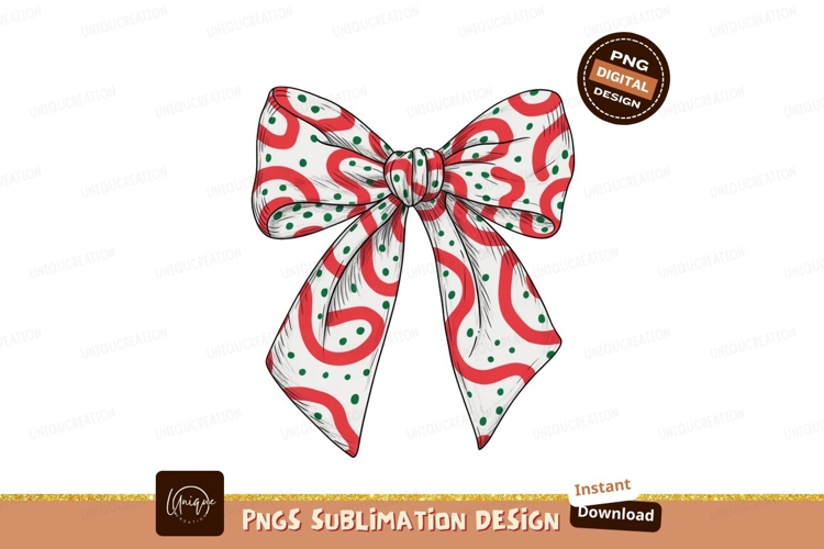 Christmas Bow Clipart Image 15