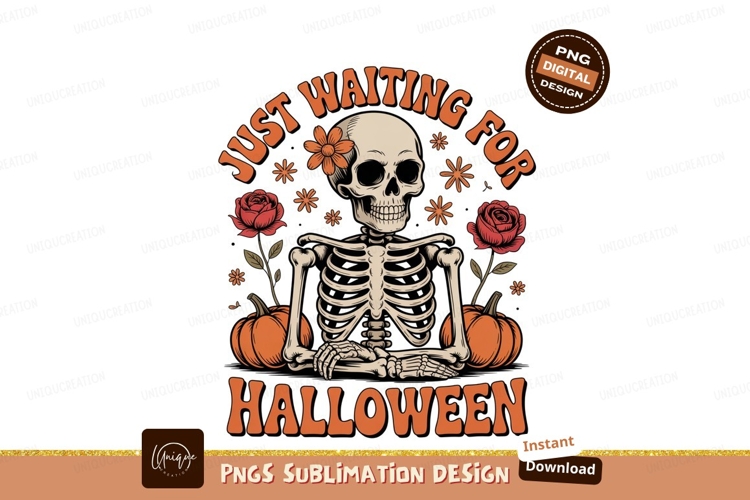 Halloween Clipart Black and White Image 21
