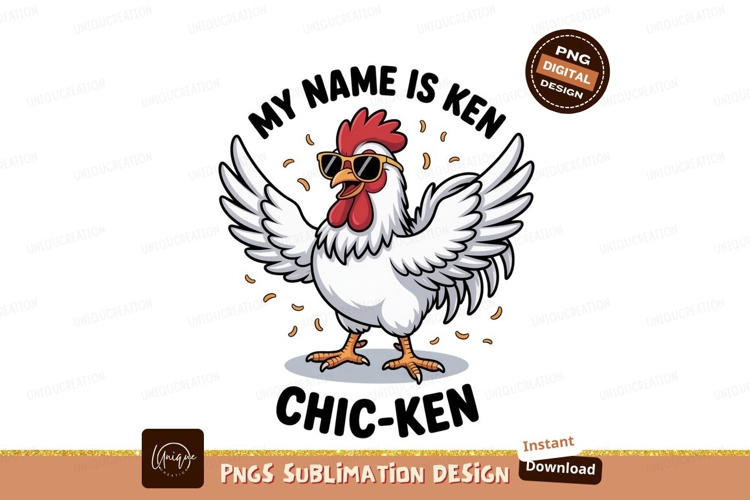 Cool rooster wearing sunglasses chicken funny example image 1