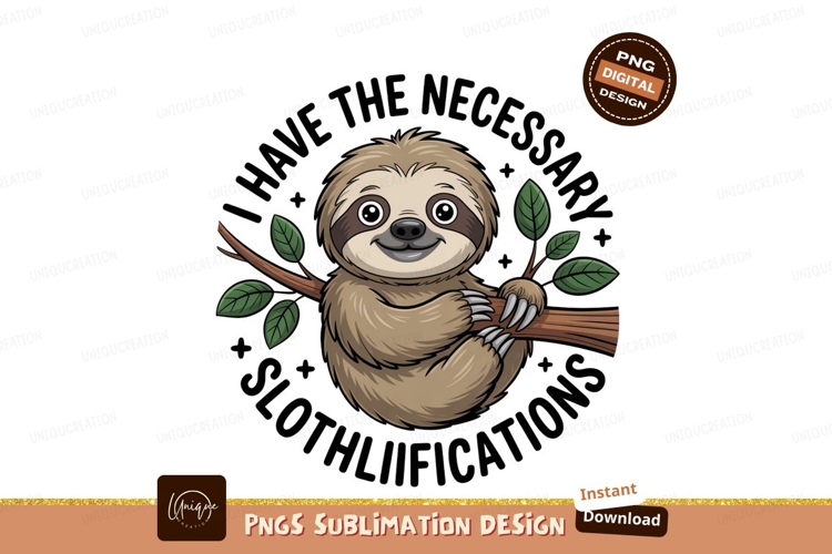 Sloth Clipart Image 5