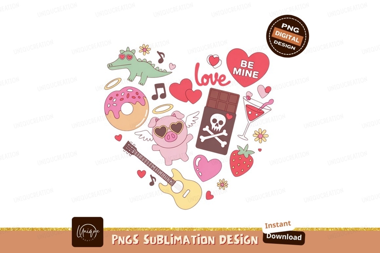Pink Hearts Clipart Image 14