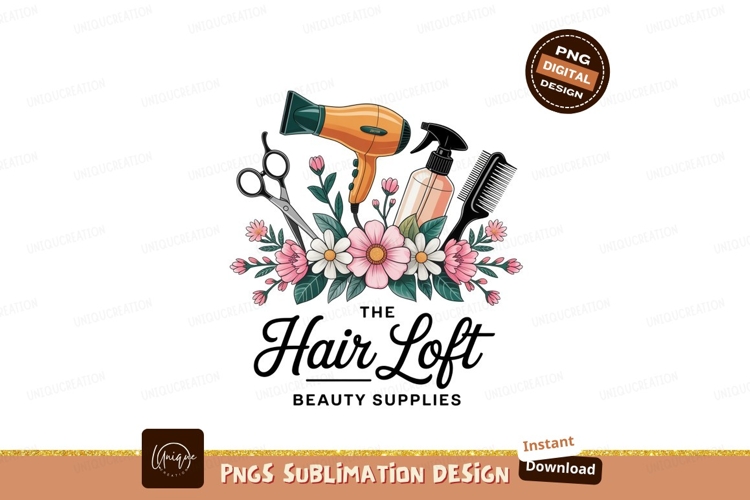 Hairdresser scissors leopard print colorful image