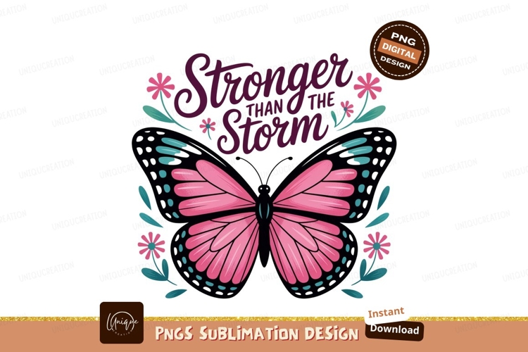Pink Butterfly Clipart Image 8