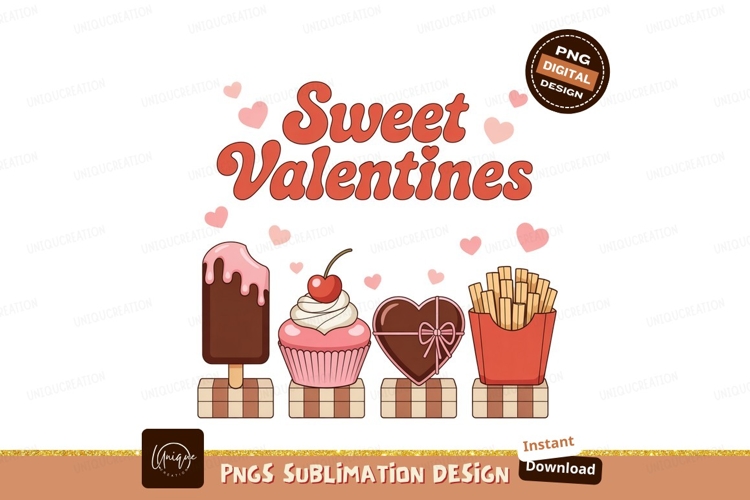 Sweet Valentines treats hearts cupcake