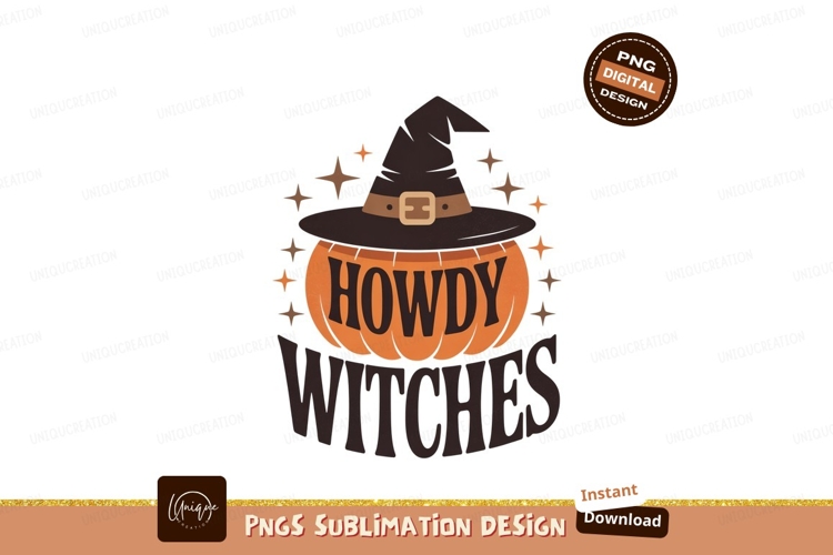 Halloween pumpkin witch hat greeting image