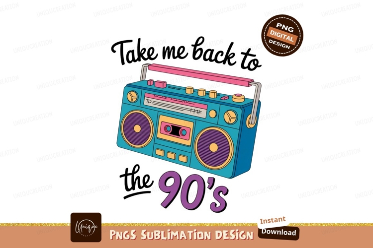 Retro boombox cassette player music