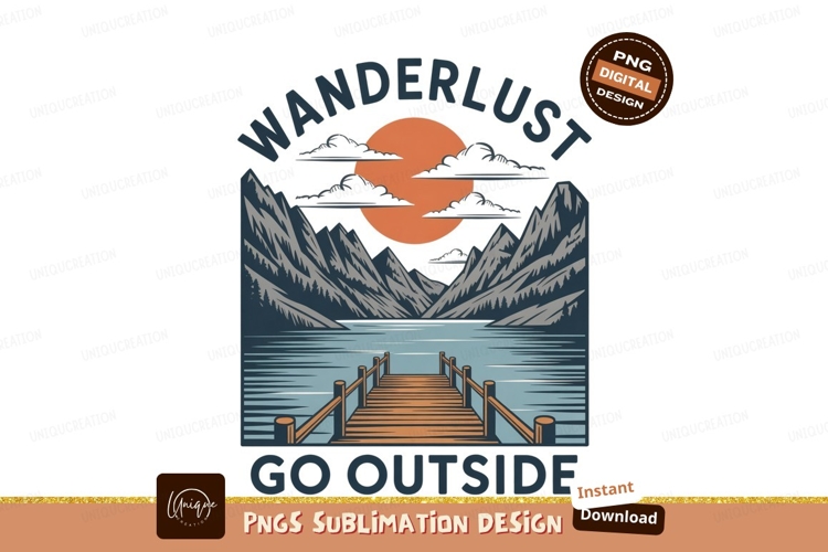 Mountain lake dock sunset wanderlust clouds