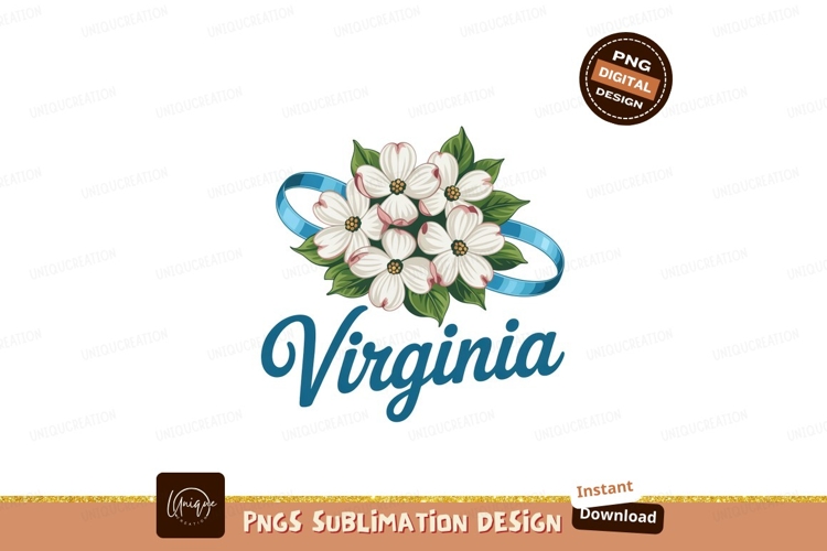 Blue Flowers Clipart Image 24