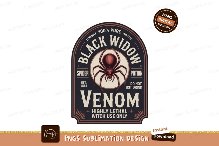 Black Widow Clipart Image 13