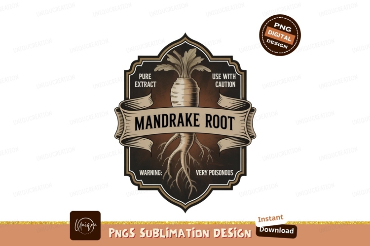Mandrake root extract warning label poisonous