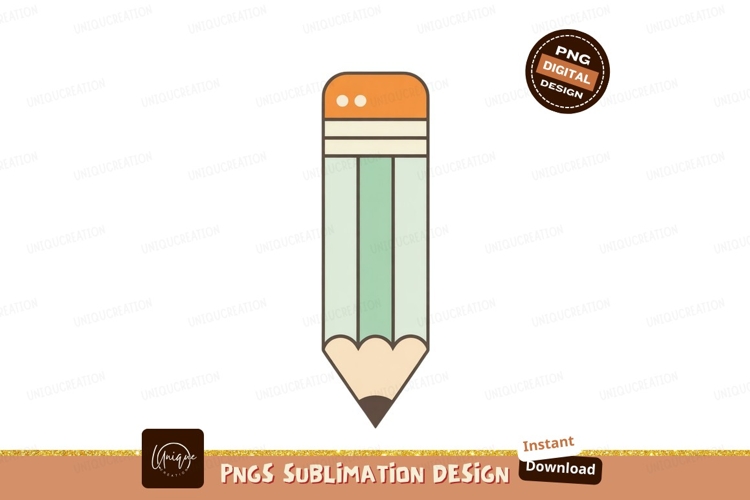 Orange eraser green pencil writing