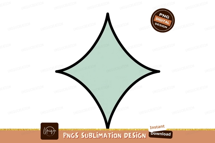 Diamond Outline SVGs Image 6