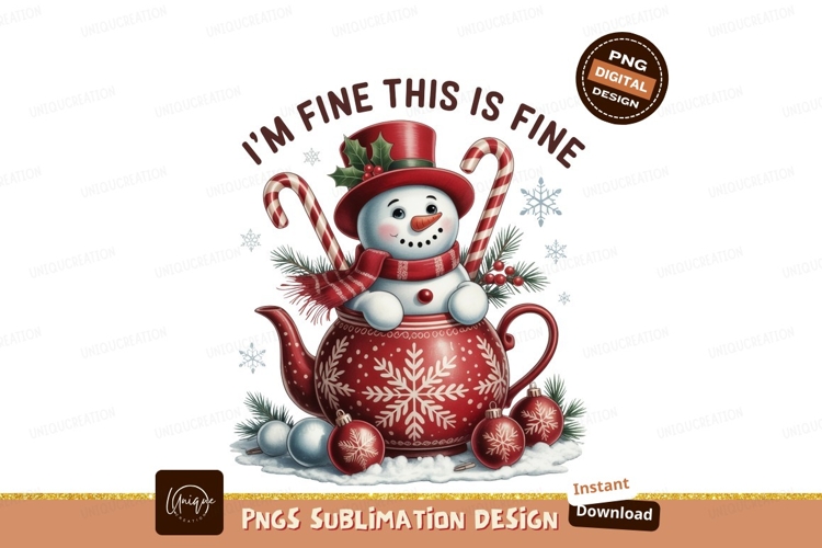Snowman Sublimation Image 2