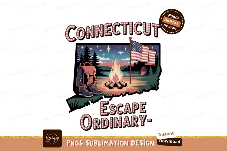 Camping adventure in Connecticut campfire backpack