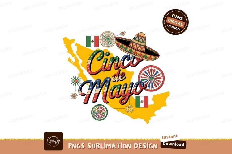 Festive Cinco de Mayo celebration mexican flag