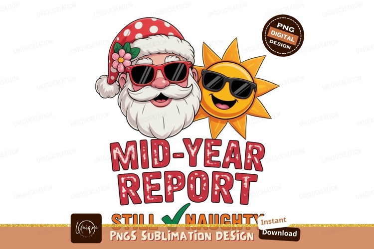 Santa sun sunglasses festive report image