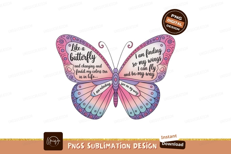Pink Butterfly Clipart Image 24