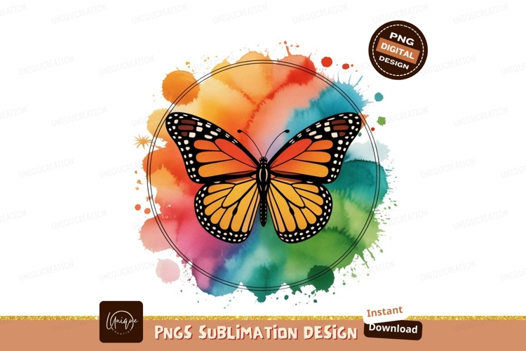 Monarch Butterfly Clipart Image 5