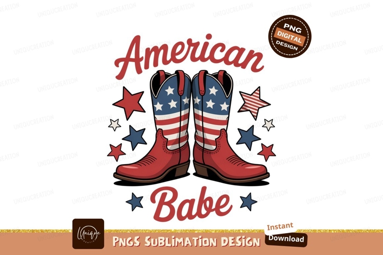 American boots stars stripes image