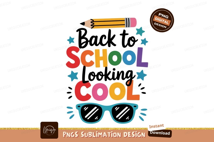 School Is Cool Pencil Glasses stars