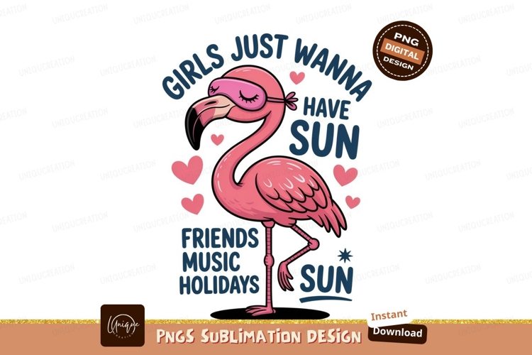 Pink flamingo sleeping mask sun bird animal