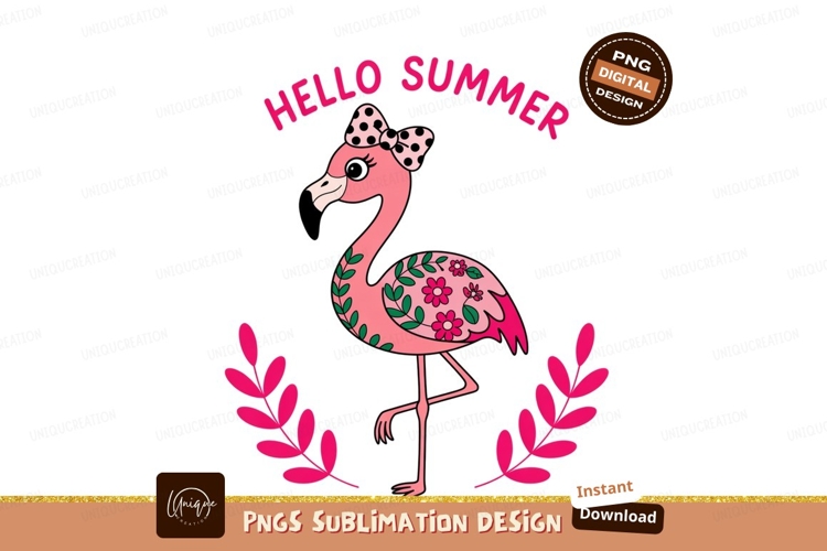 Flamingo Clipart Image 23
