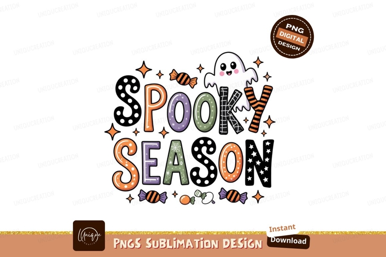 Spooky season ghost candy Halloween